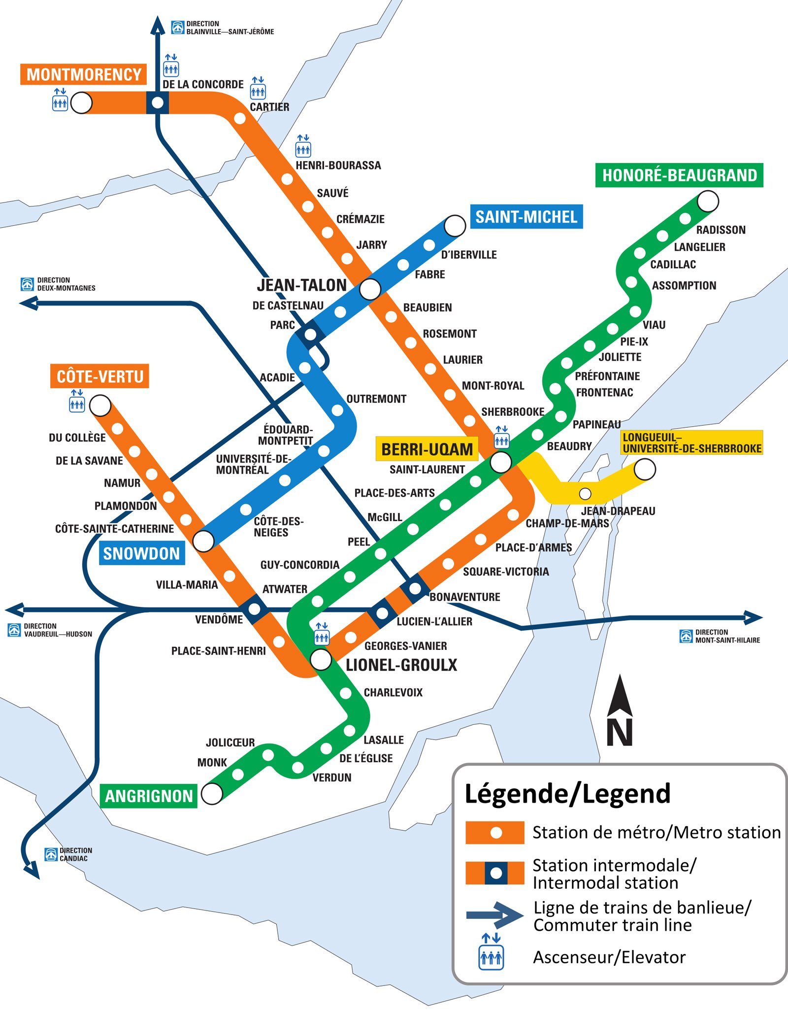Montreal Metro Map Go Montreal Tourism Guide