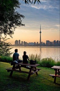 A View of Toronto from Centre Island