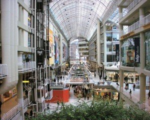 the Toronto Eaton Centre