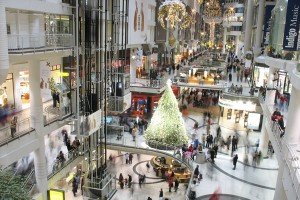 the Toronto Eaton Centre