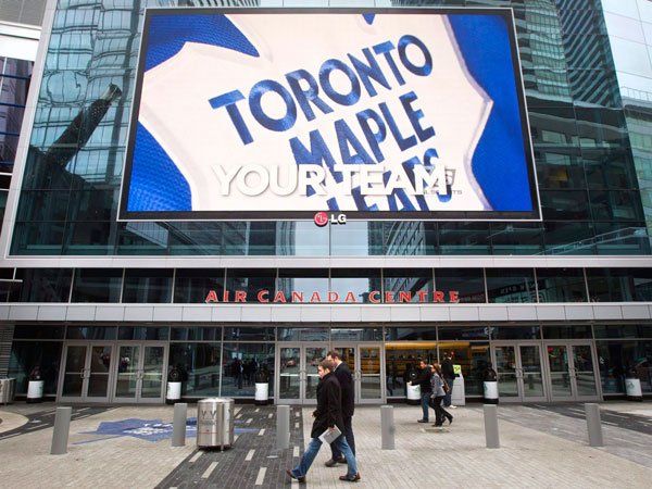The Toronto Maple Leafs Logo at Air Canada Centre